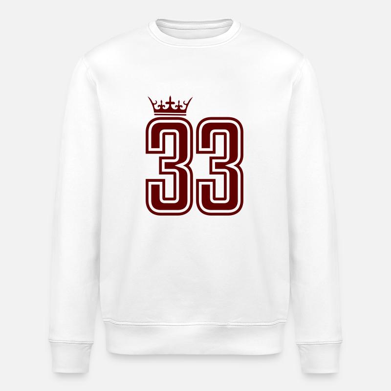 33 krone - Stanley/Stella Unisex Bio-Sweatshirt ROLLER - Weiß