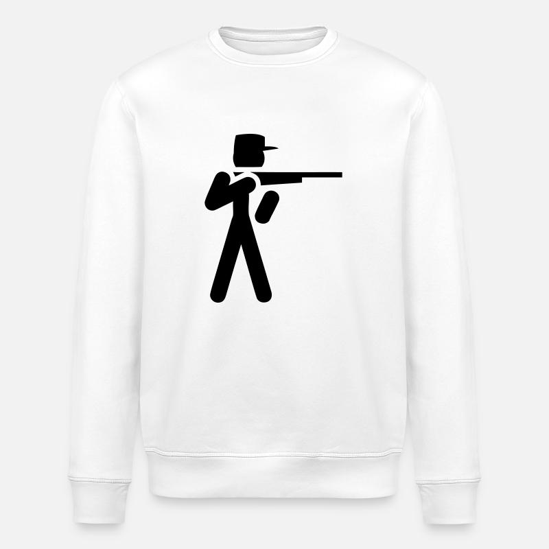 hunter - Stanley/Stella ROLLER Unisex Organic Sweatshirt - white