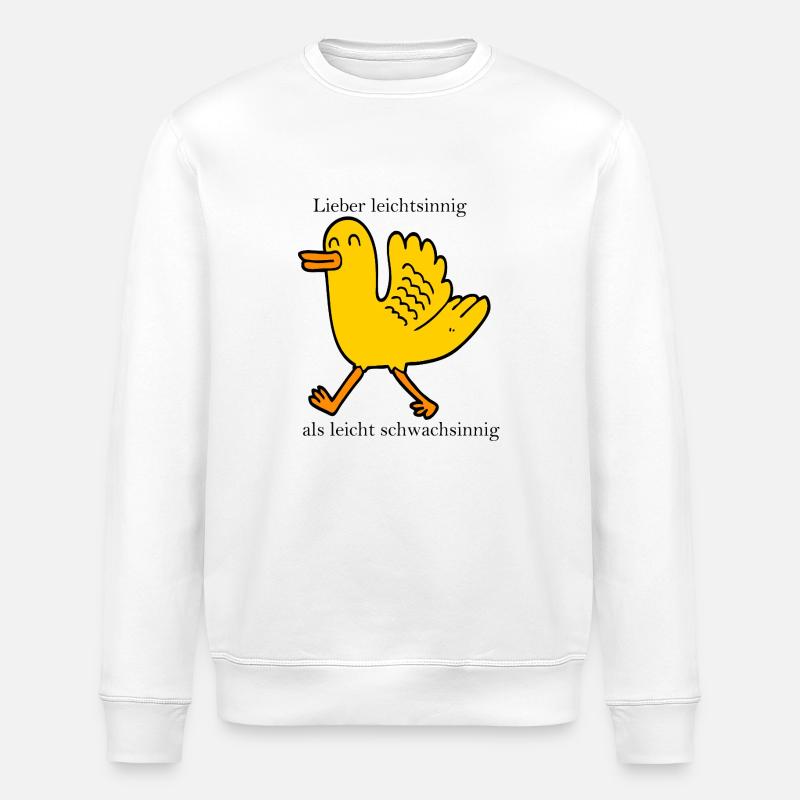 Lieber leichtsinnig - Stanley/Stella Unisex Bio-Sweatshirt ROLLER - Weiß