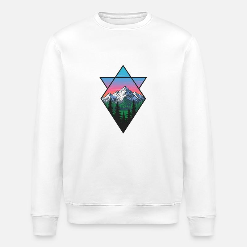 Bergwald - Stanley/Stella Unisex Bio-Sweatshirt ROLLER - Weiß