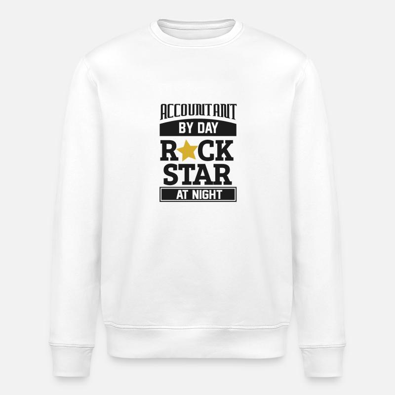 Parti comptable T-shirt - Sweat bio ROLLER Stanley/Stella Unisexe - blanc