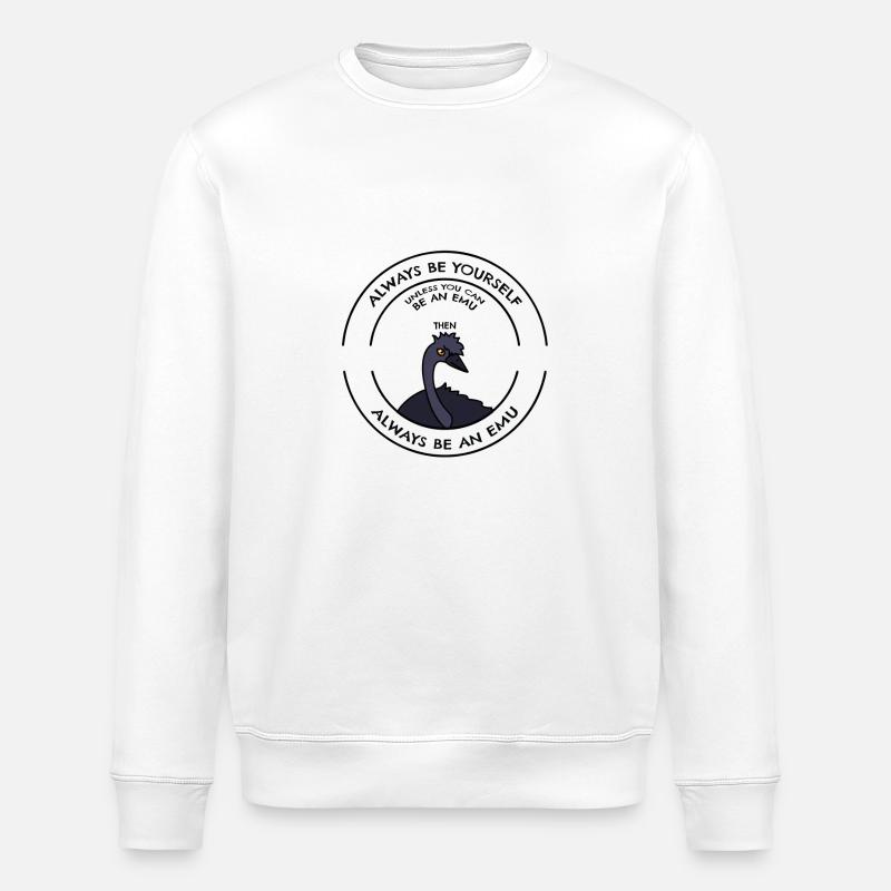 émeu - Sweat bio ROLLER Stanley/Stella Unisexe - blanc