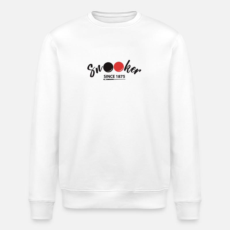 Snooker Since 1875 - Stanley/Stella ROLLER Unisex Organic Sweatshirt - white