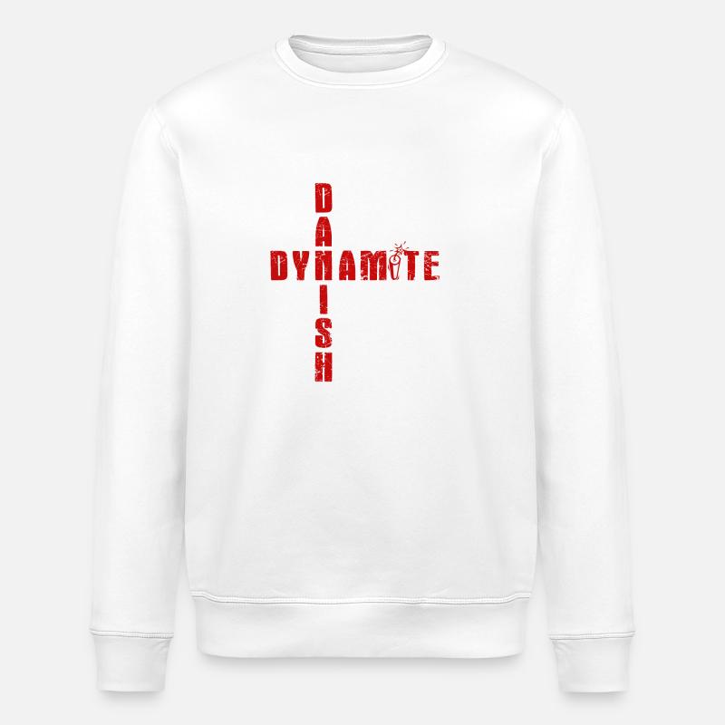 Danish Dynamite - Stanley/Stella Unisex Bio-Sweatshirt ROLLER - Weiß