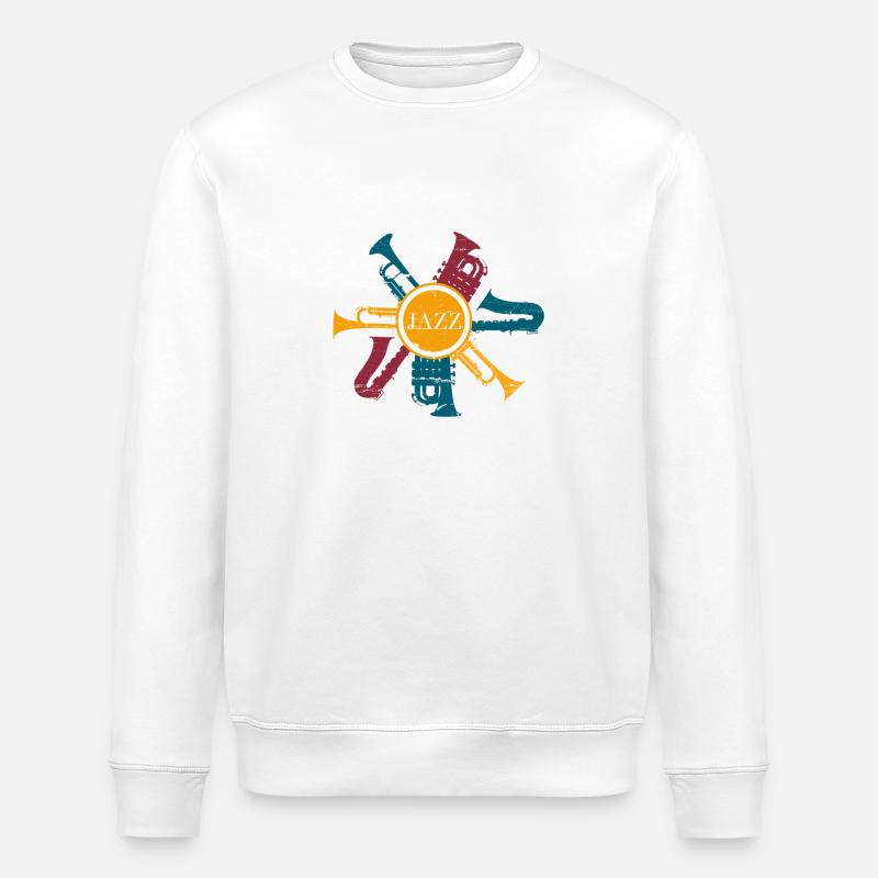 jazz - Sweat bio ROLLER Stanley/Stella Unisexe - blanc