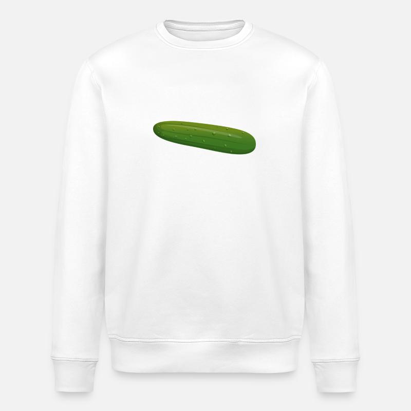 concombre - Sweat bio ROLLER Stanley/Stella Unisexe - blanc