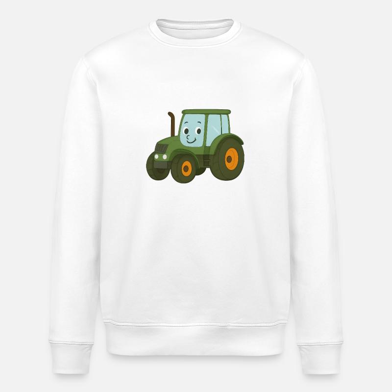 Traktor - Stanley/Stella Unisex Bio-Sweatshirt ROLLER - Weiß