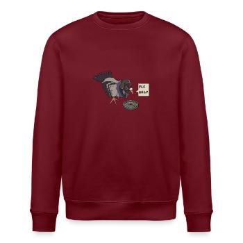 Traurige Taube - Stanley/Stella Unisex Bio-Sweatshirt ROLLER - Weiß - Vorne - Nik (191cm)