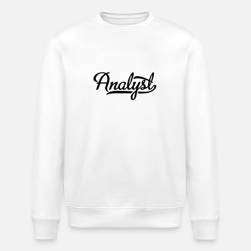 analyst - Stanley/Stella ROLLER Unisex Organic Sweatshirt - white