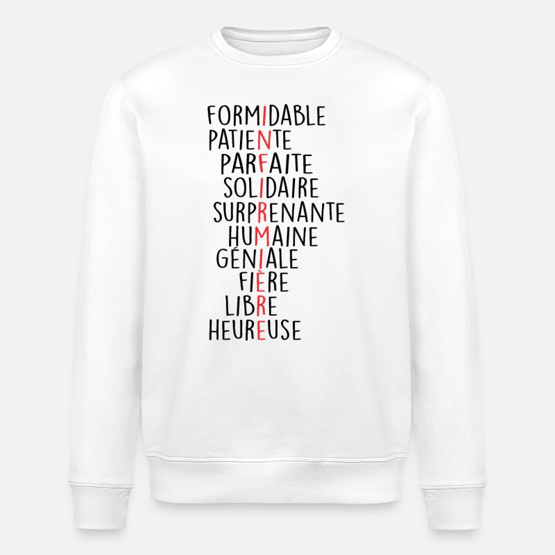 Definition des Begriffs "Krankenschwester" - Stanley/Stella Unisex Bio-Sweatshirt ROLLER - Weiß