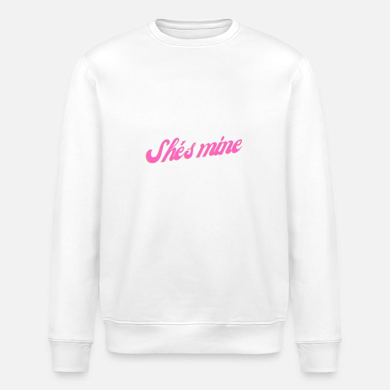 She s mine - Stanley/Stella Unisex Bio-Sweatshirt ROLLER - Weiß