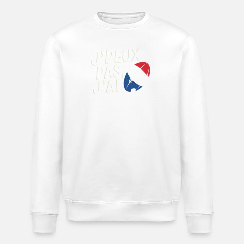 J'peux pas, j'ai rugby - Sweat bio ROLLER Stanley/Stella Unisexe - blanc
