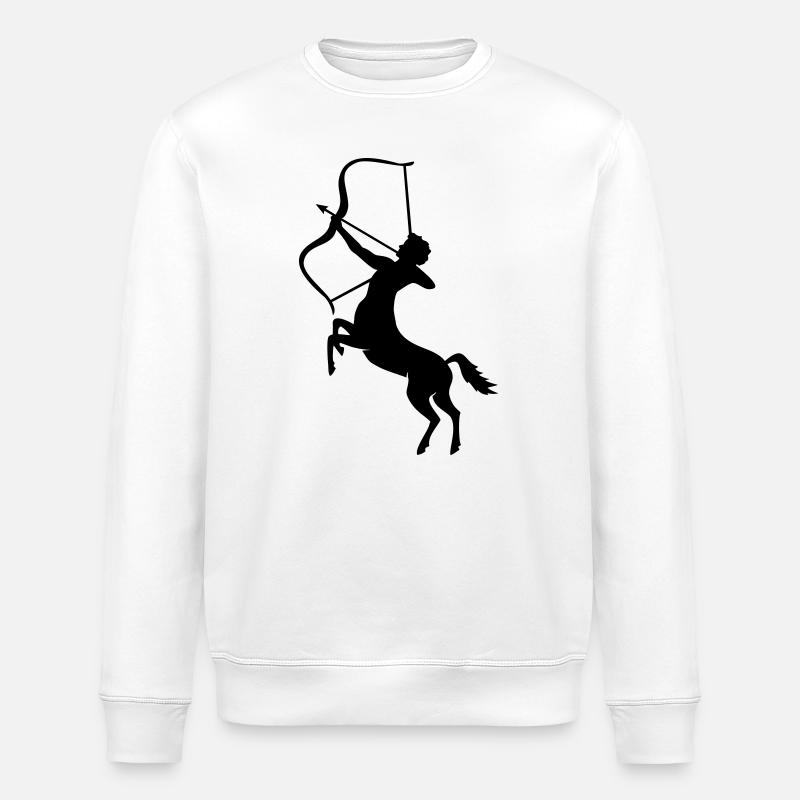 centaur - Stanley/Stella ROLLER Unisex Organic Sweatshirt - white