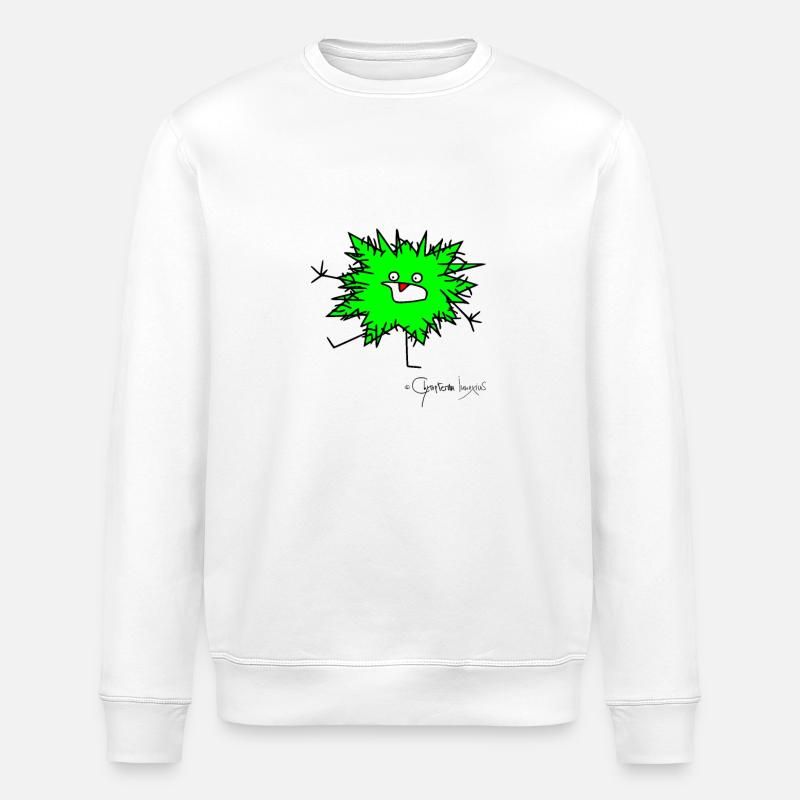 L'animal moelleux panique © Chyropterum Innoxius - Sweat bio ROLLER Stanley/Stella Unisexe - blanc