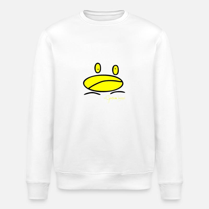 Froschmini - Ranunculus Oophagus - Stanley/Stella Unisex Bio-Sweatshirt ROLLER - Weiß