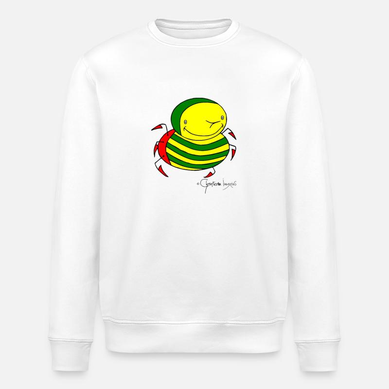 Stingbug © Chyropterum Innoxius - Stanley/Stella ROLLER Unisex Organic Sweatshirt - white