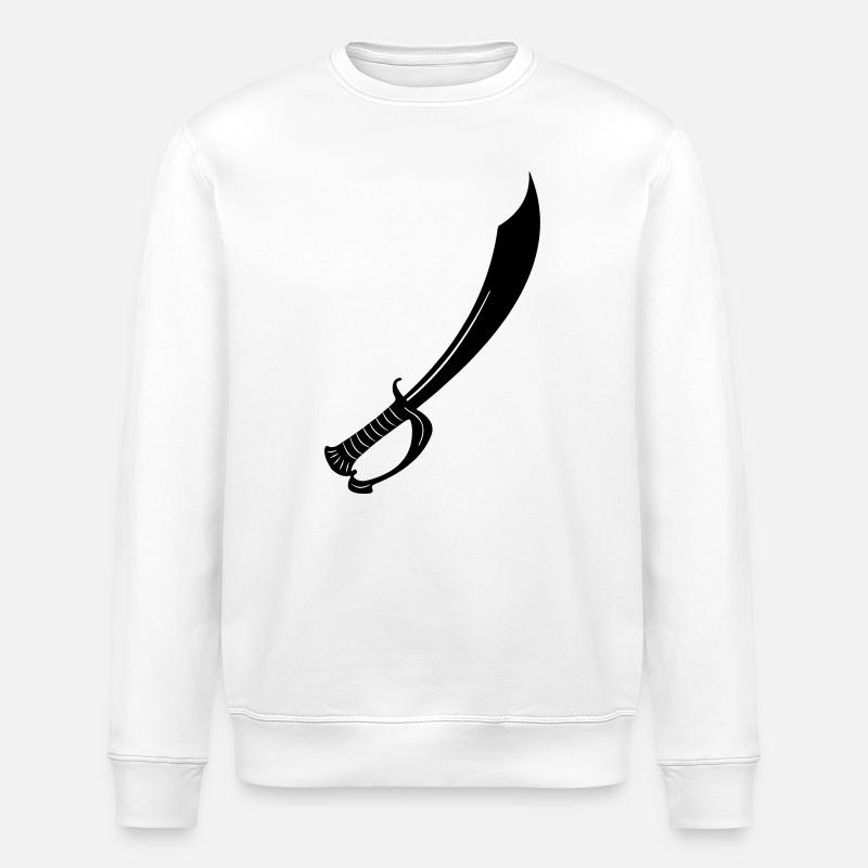 Sword - Stanley/Stella ROLLER Unisex Organic Sweatshirt - white