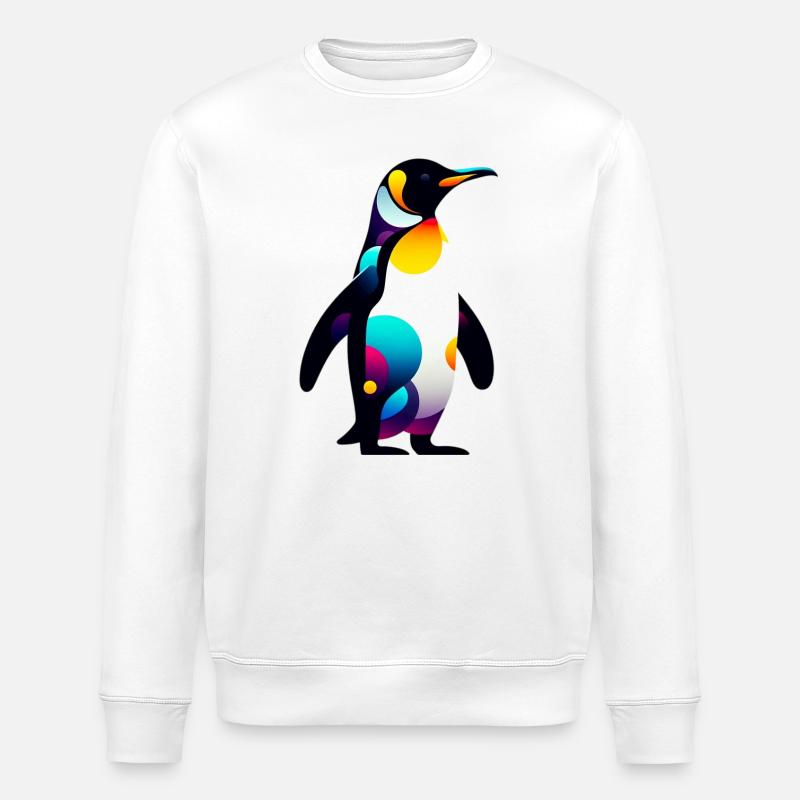 Pinguin - Stanley/Stella Unisex Bio-Sweatshirt ROLLER - Weiß