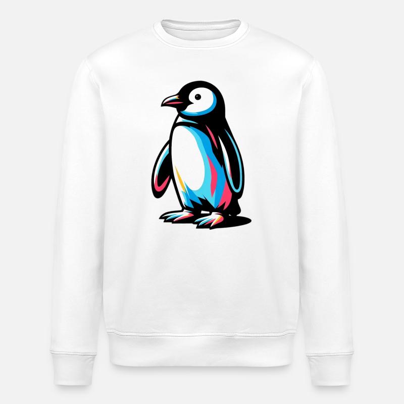 Pinguin - Stanley/Stella Unisex Bio-Sweatshirt ROLLER - Weiß