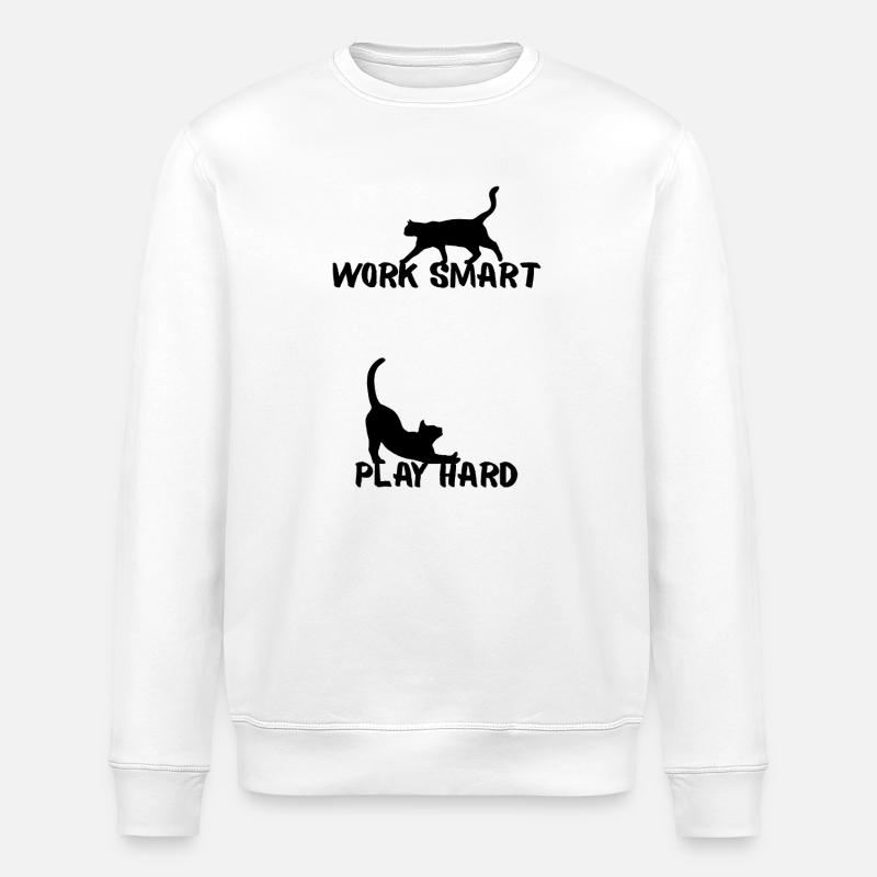 Work smart - Stanley/Stella Unisex Bio-Sweatshirt ROLLER - Weiß