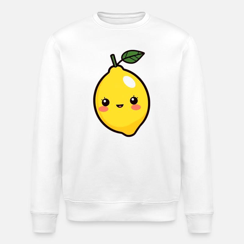 Zitrone - Stanley/Stella Unisex Bio-Sweatshirt ROLLER - Weiß