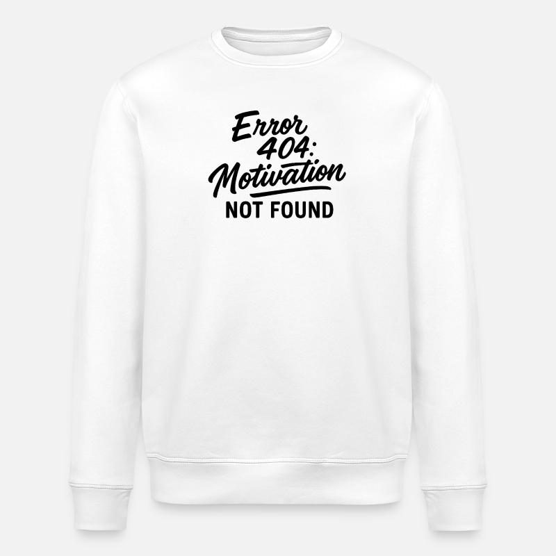 Begründungsfehler 404 Design - Stanley/Stella Unisex Bio-Sweatshirt ROLLER - Weiß