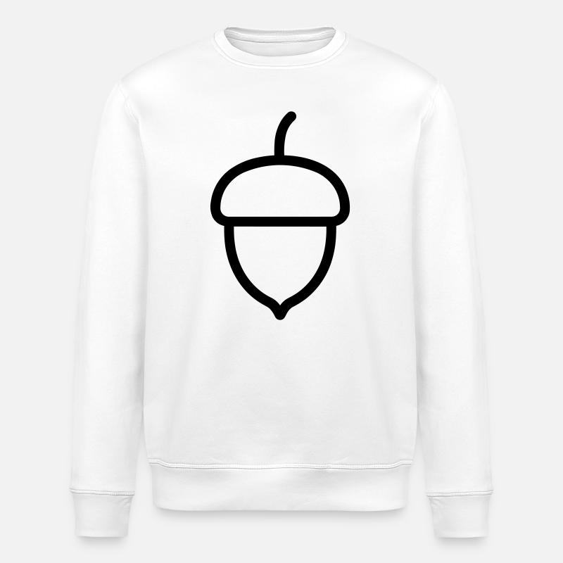 acorn - Stanley/Stella ROLLER Unisex Organic Sweatshirt - white