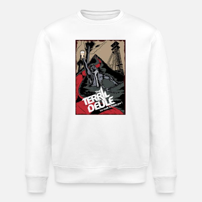 terril deule - Sweat bio ROLLER Stanley/Stella Unisexe - blanc