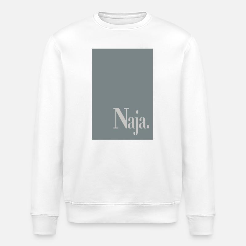 Affiche typographique : Eh bien. - Sweat bio ROLLER Stanley/Stella Unisexe - blanc