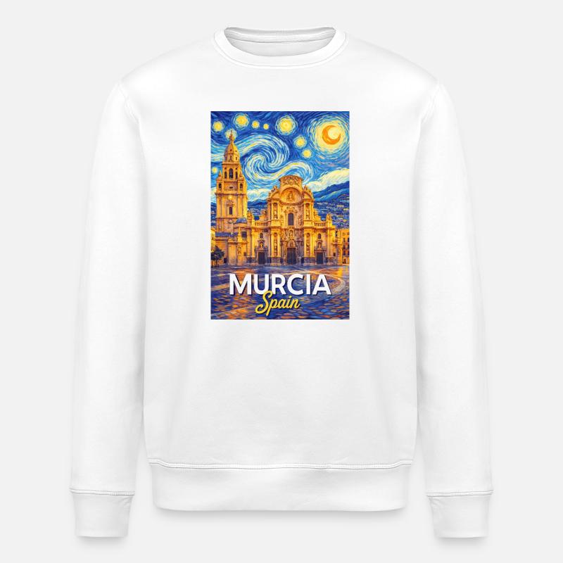 Murcia Spain - Stanley/Stella Unisex Bio-Sweatshirt ROLLER - Weiß