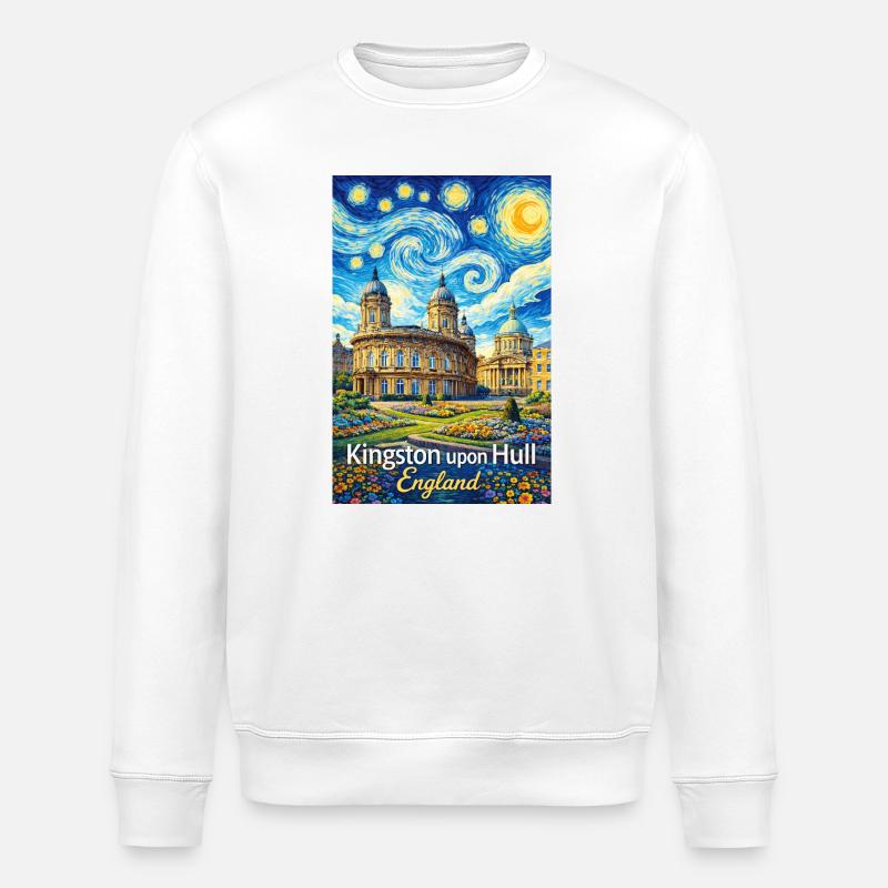 Kingston upon Hull, England - Stanley/Stella Unisex Bio-Sweatshirt ROLLER - Weiß