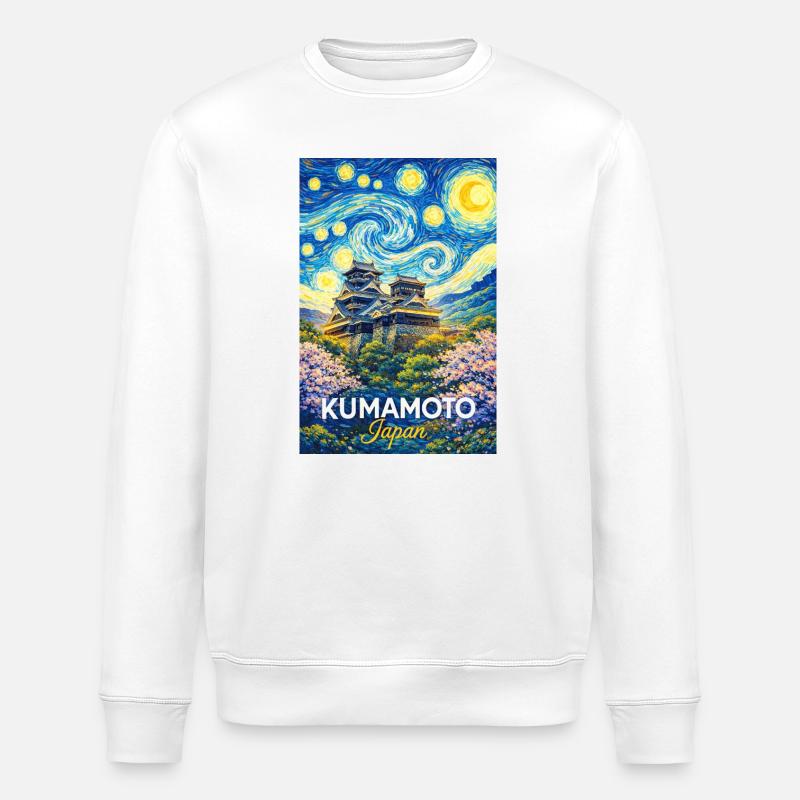Kumamoto, Japan - Stanley/Stella Unisex Bio-Sweatshirt ROLLER - Weiß