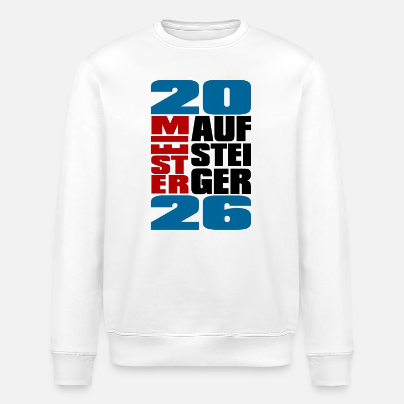 Champion et équipe promue 2026 - Sweat bio ROLLER Stanley/Stella Unisexe - blanc
