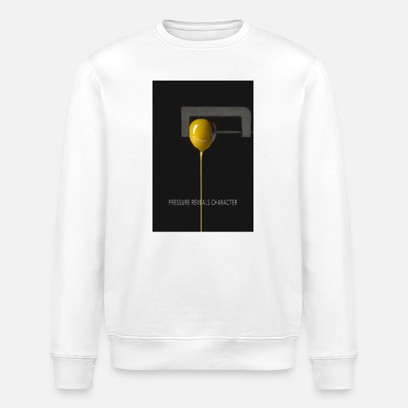 Pressure Reveals Character Poster - Stanley/Stella Unisex Bio-Sweatshirt ROLLER - Weiß