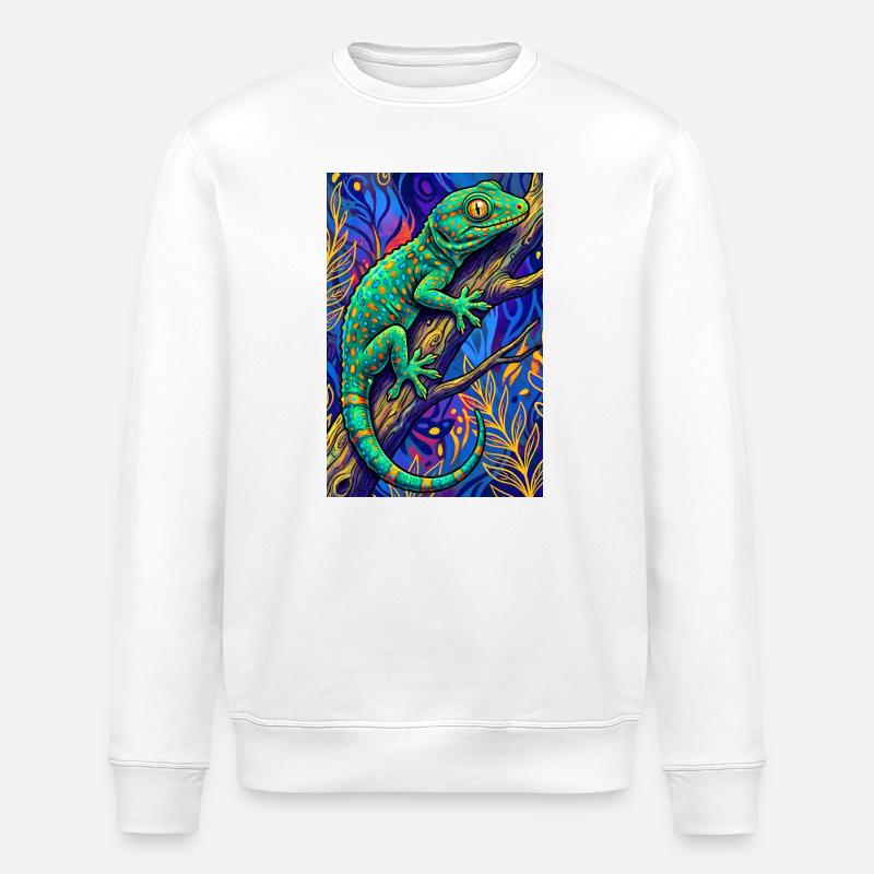 Gecko - Sweat bio ROLLER Stanley/Stella Unisexe - blanc