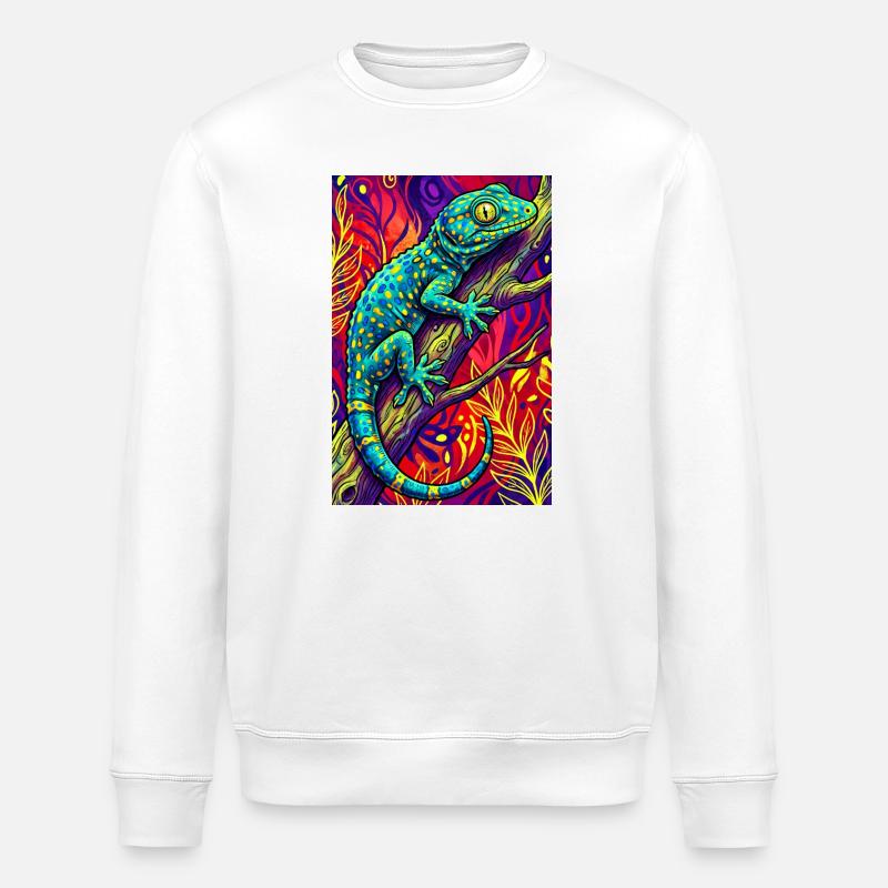 Gecko - Sweat bio ROLLER Stanley/Stella Unisexe - blanc