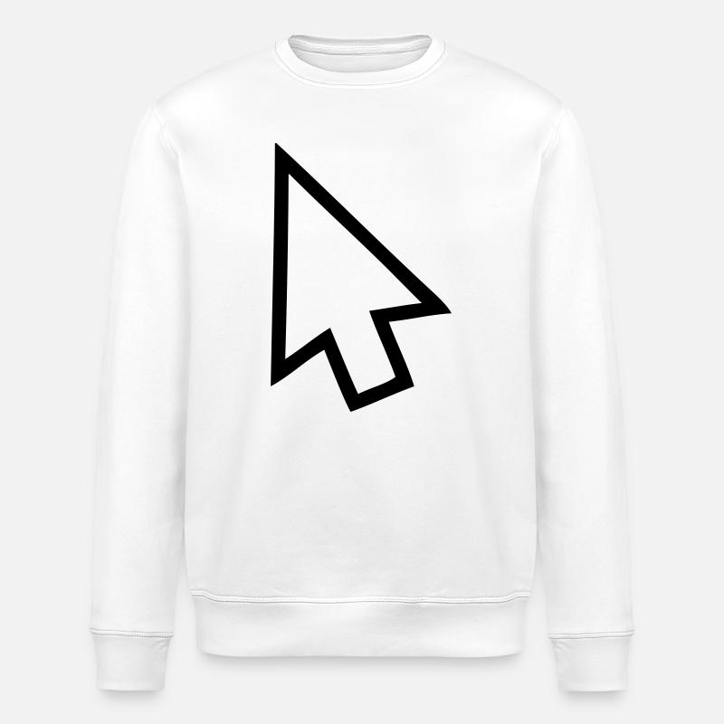 Pfeil - Stanley/Stella Unisex Bio-Sweatshirt ROLLER - Weiß