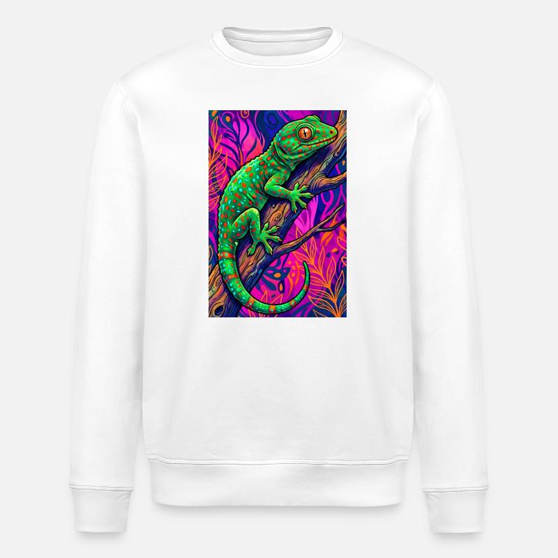 Gecko - Sweat bio ROLLER Stanley/Stella Unisexe - blanc