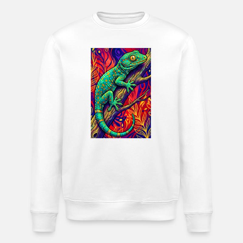 Gecko - Sweat bio ROLLER Stanley/Stella Unisexe - blanc