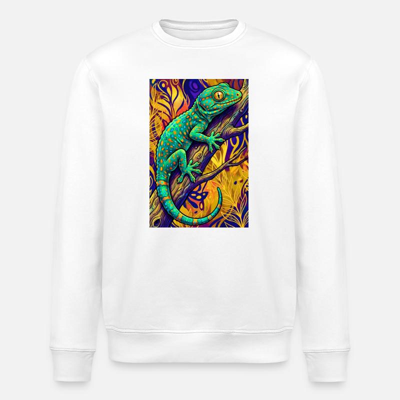 Gecko - Sweat bio ROLLER Stanley/Stella Unisexe - blanc