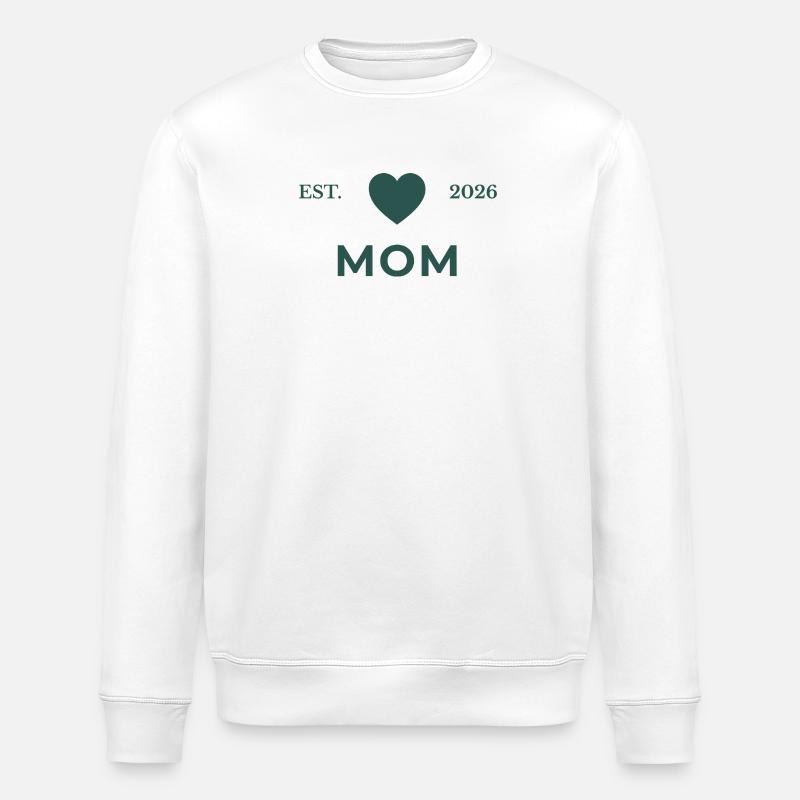 Mom established 2026 - Stanley/Stella Unisex Bio-Sweatshirt ROLLER - Weiß