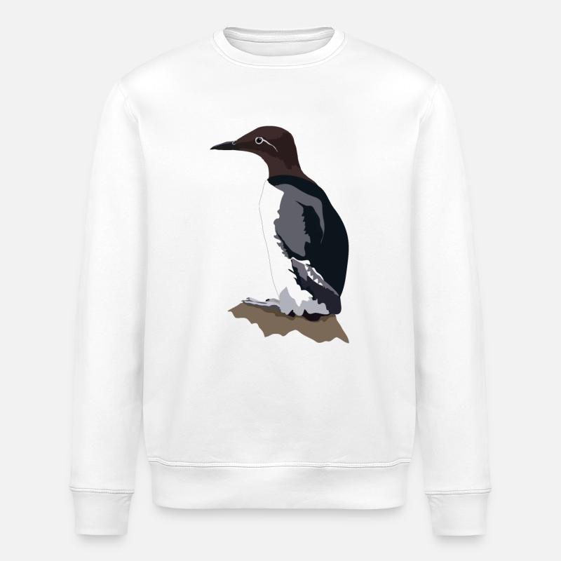 Trottellumme - Stanley/Stella Unisex Bio-Sweatshirt ROLLER - Weiß