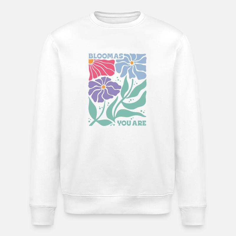 Fleurir - Sweat bio ROLLER Stanley/Stella Unisexe - blanc