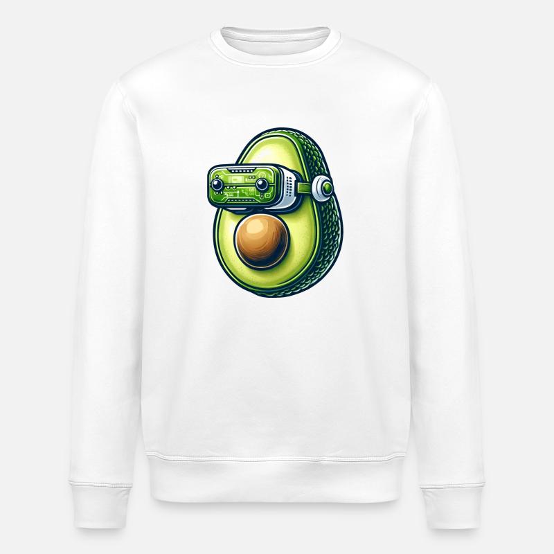 Avocado VR Gamer Réalité Virtuelle - Sweat bio ROLLER Stanley/Stella Unisexe - blanc