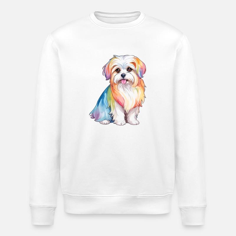 Aquarelles de Malteser - Sweat bio ROLLER Stanley/Stella Unisexe - blanc