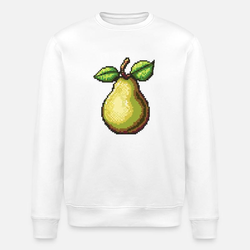 Icône de pixel d’ampoule - Sweat bio ROLLER Stanley/Stella Unisexe - blanc