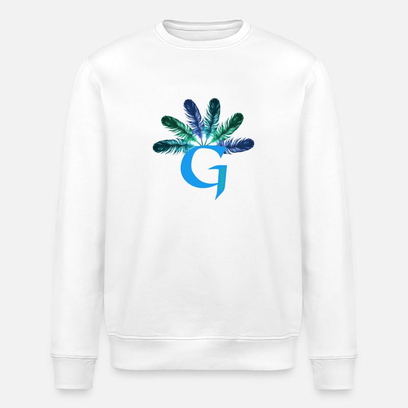 6 federn g - Stanley/Stella Unisex Bio-Sweatshirt ROLLER - Weiß