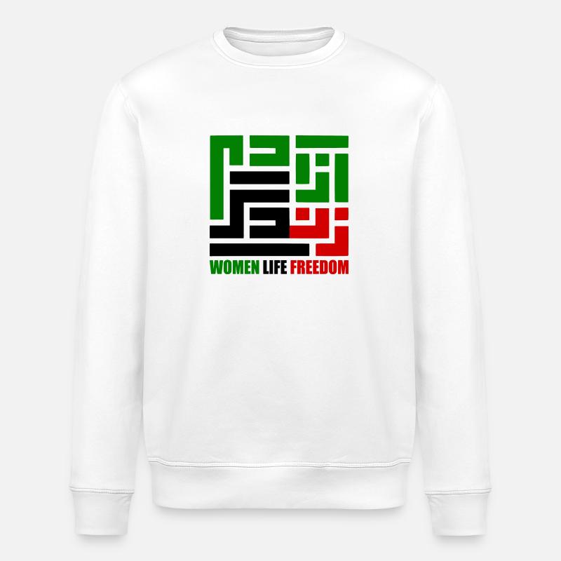 Women life freedom - Stanley/Stella Unisex Bio-Sweatshirt ROLLER - Weiß