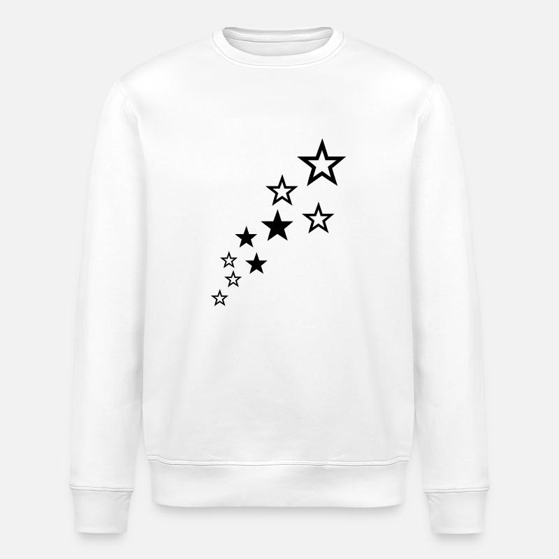 étoiles - Sweat bio ROLLER Stanley/Stella Unisexe - blanc