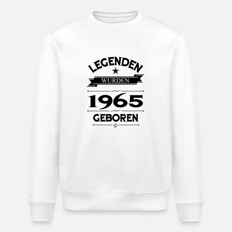 1965 - Stanley/Stella Unisex Bio-Sweatshirt ROLLER - Weiß